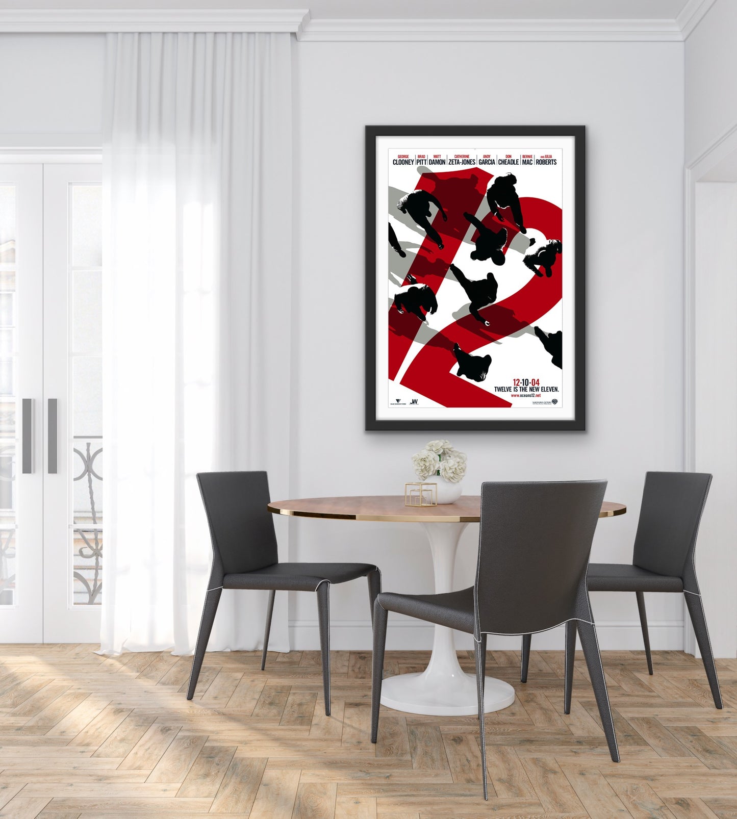 An original movie poster for the film Ocean's Twelve / 12