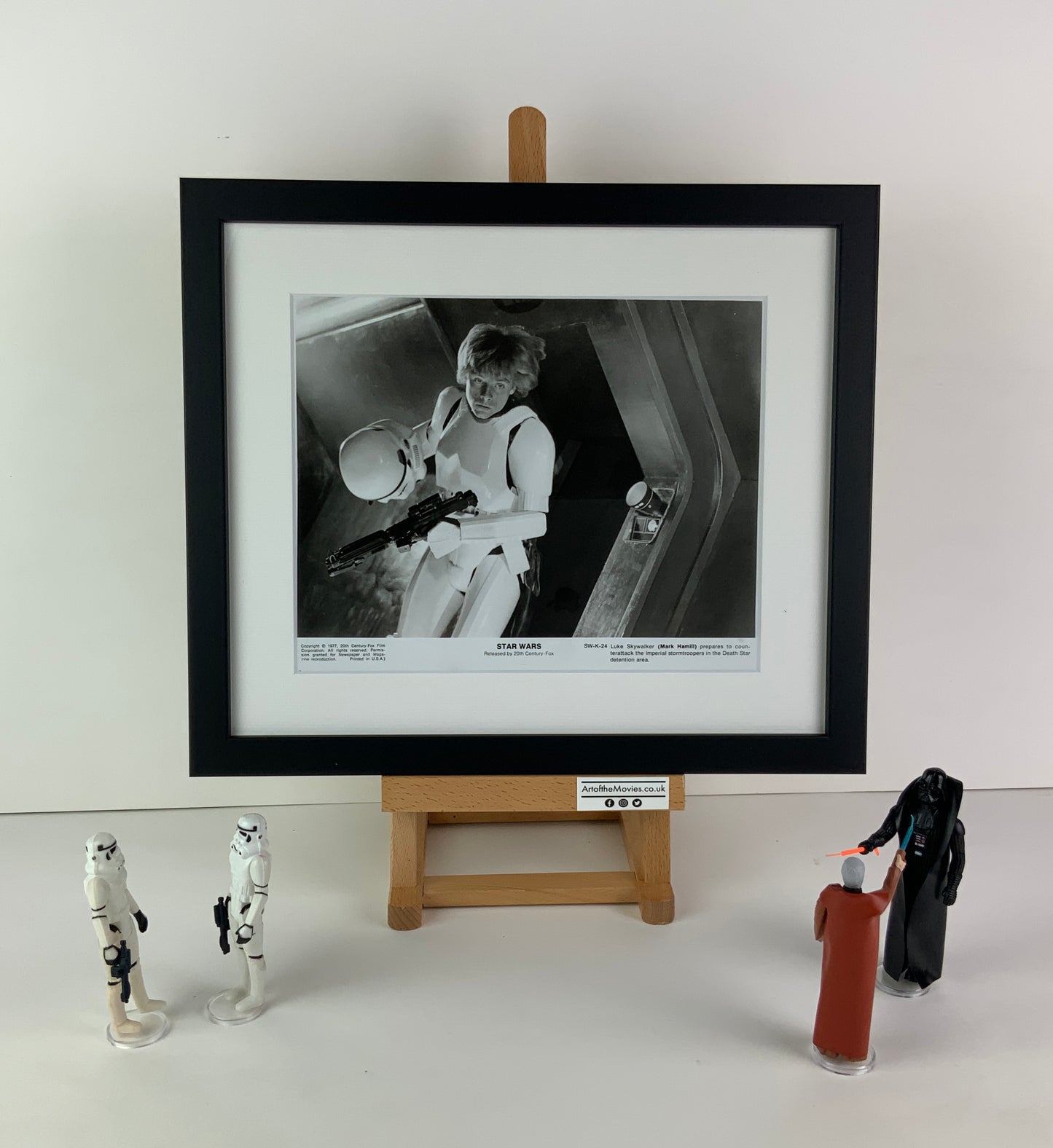 An original 8x10 movie still for the George Lucas film Star Wars (1977)