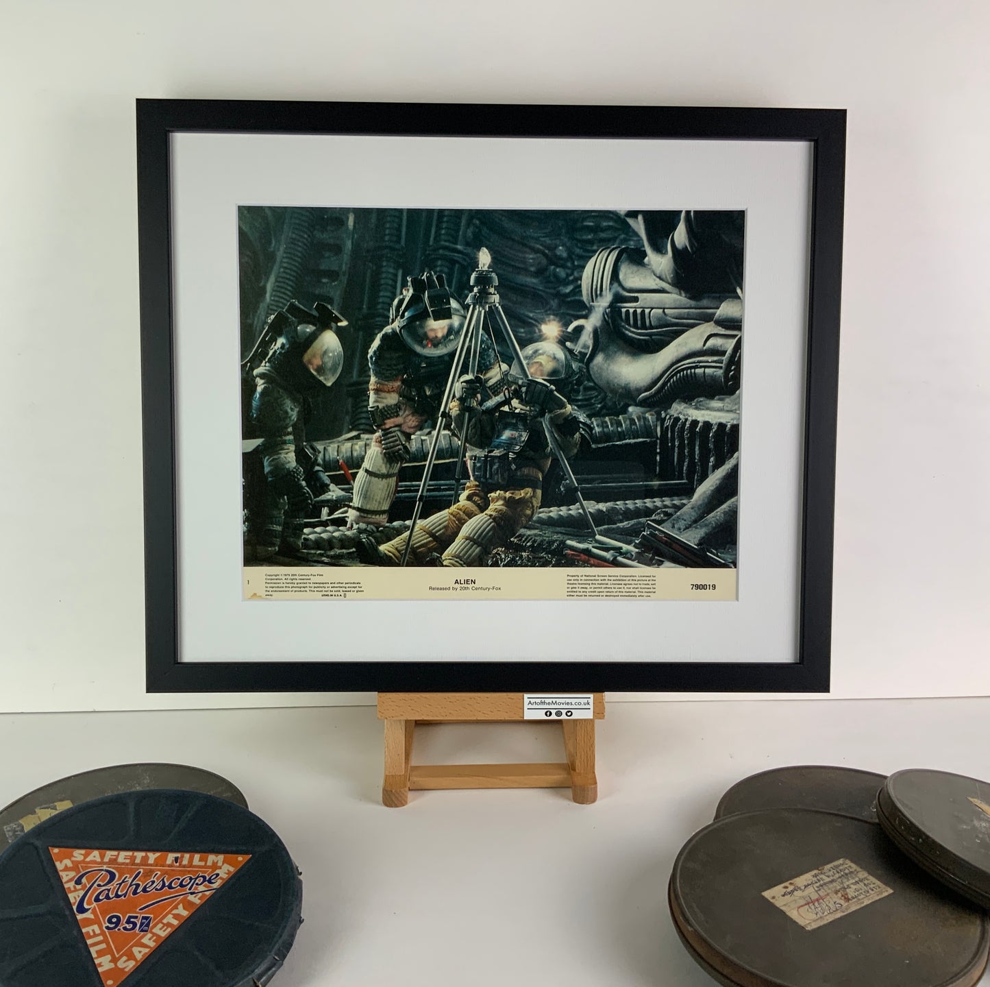 An original 11x14 lobby card for the Ridley Scott film Alien