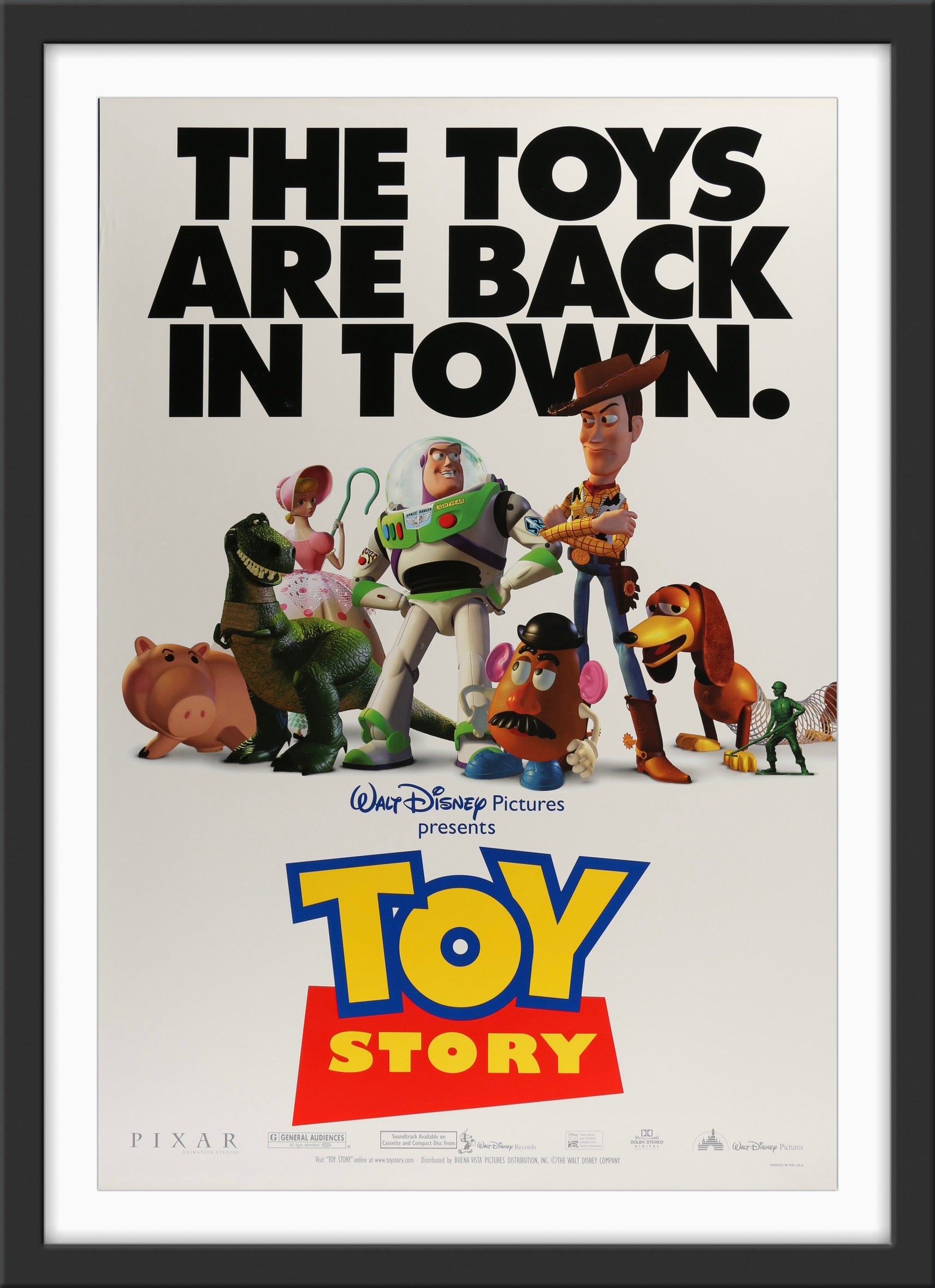 Toy Story - 1995 - Original Movie Poster - Art of the Movies