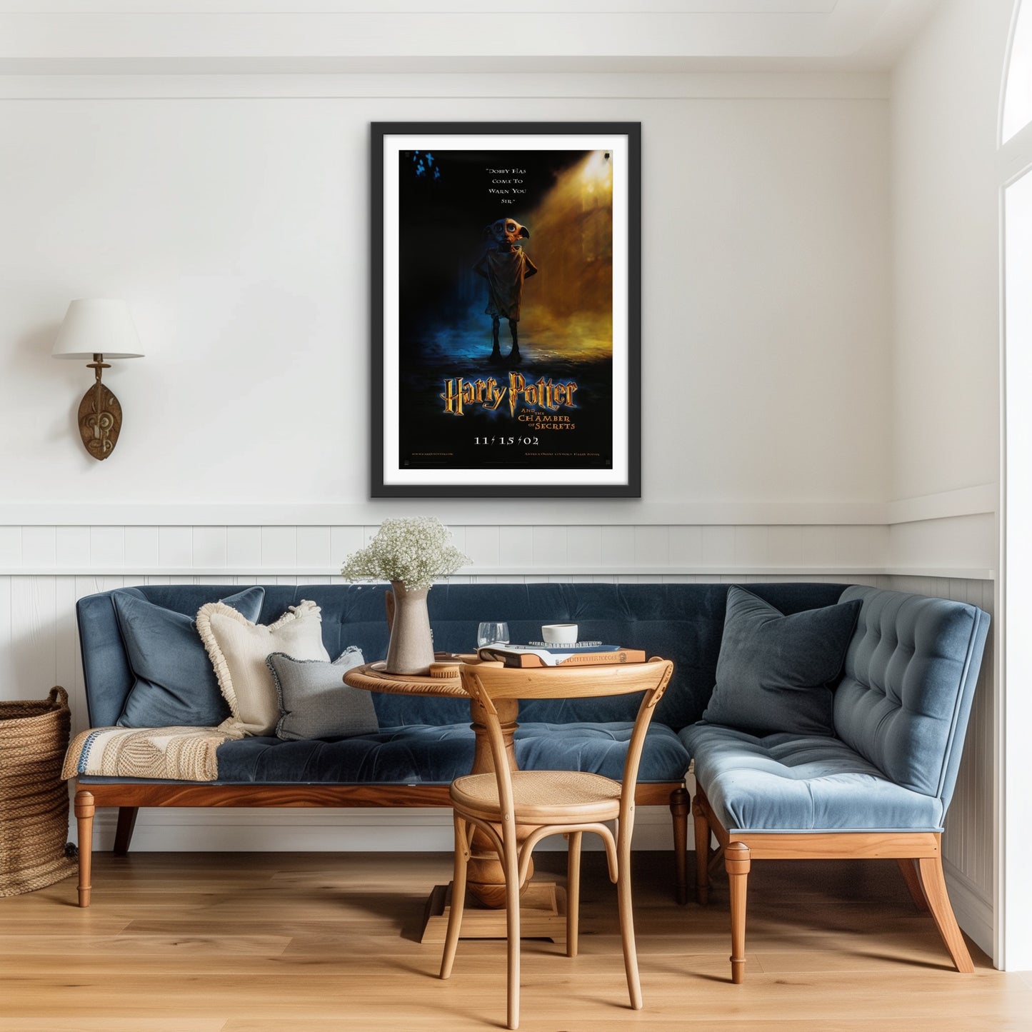 An original movie poster for HARRY POTTER and THE CHAMBER OF SECRETS