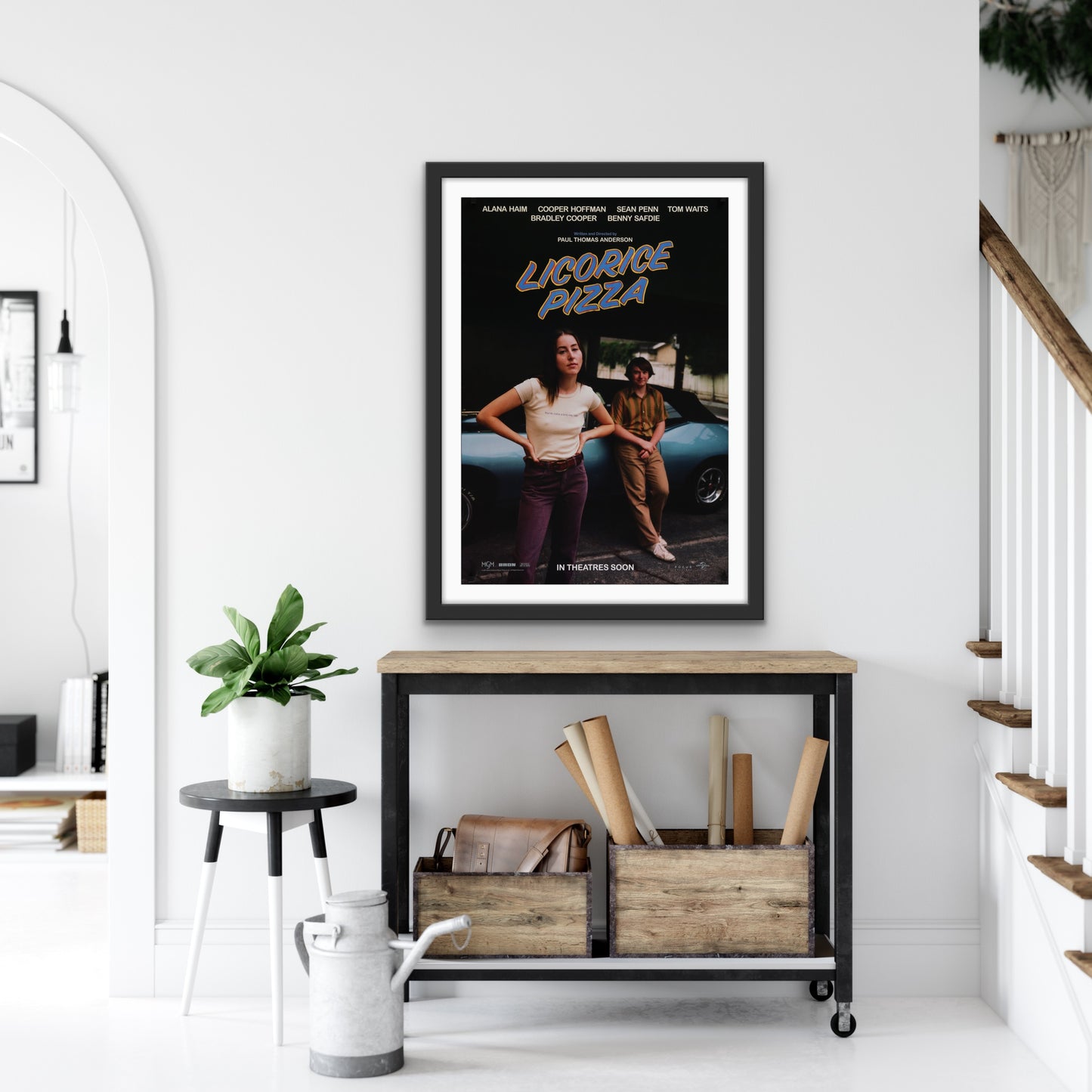 An original movie poster for the film Licorice Pizza