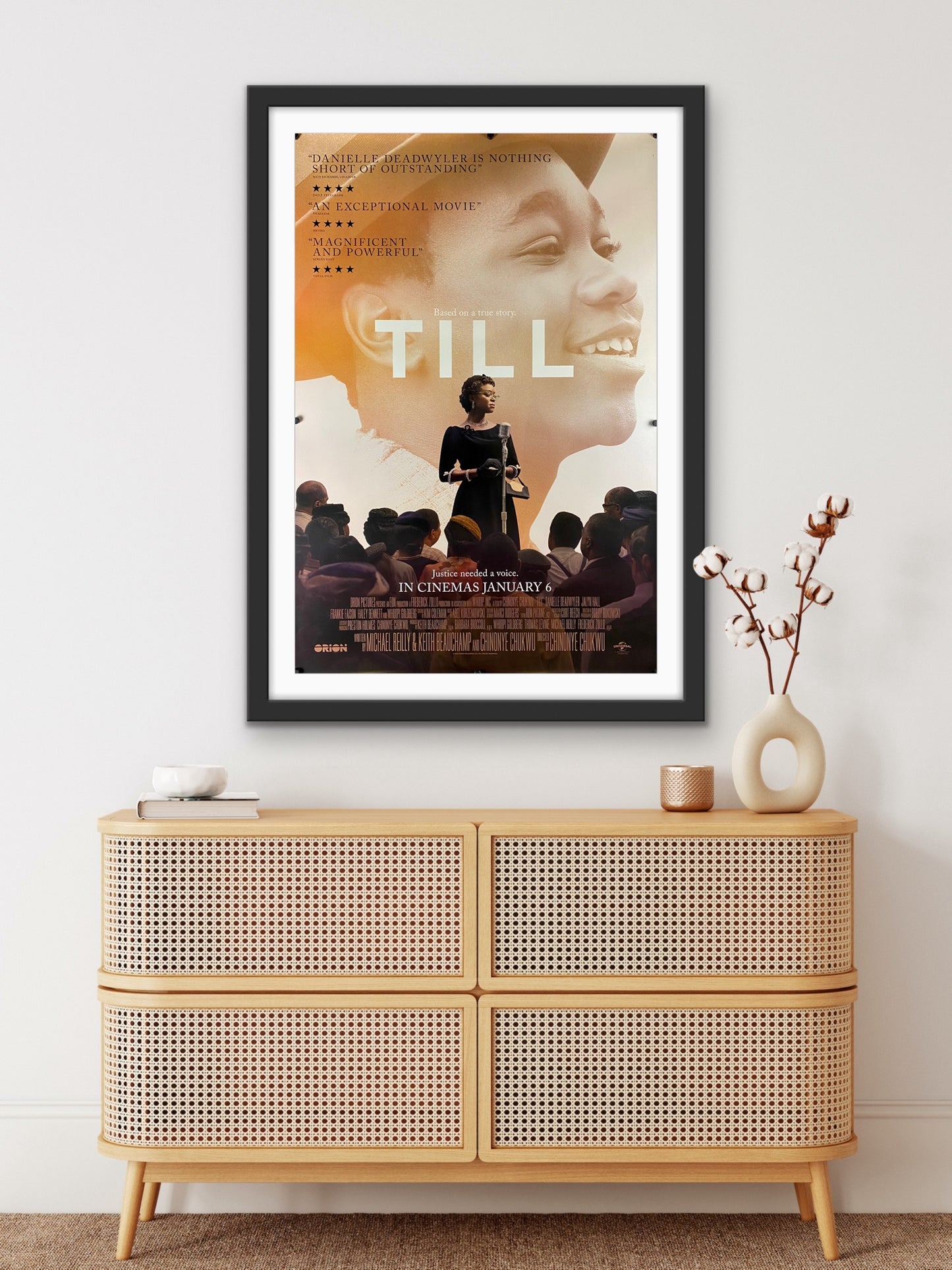 An original movie poster for the film Till