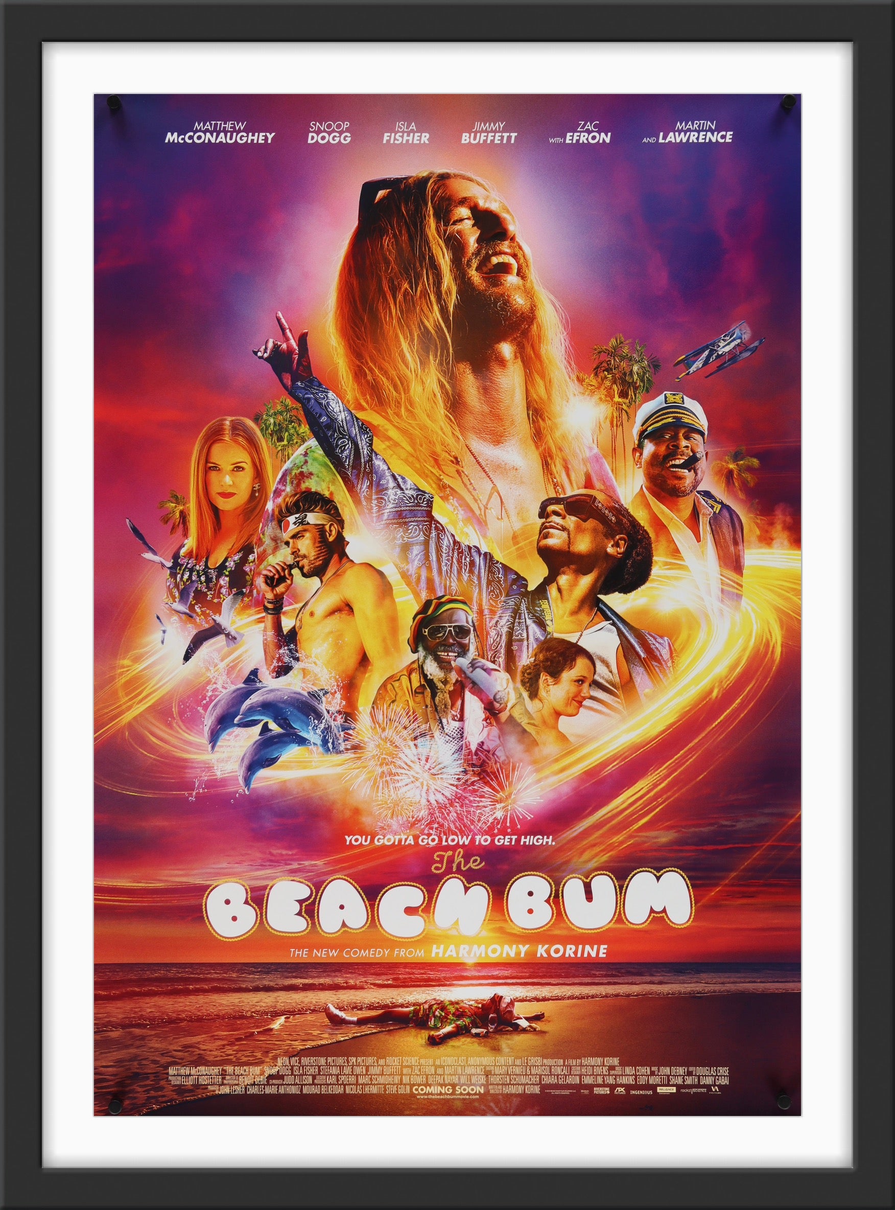 The Beach Bum - 2019 - Original Movie Poster - Art of the Movies