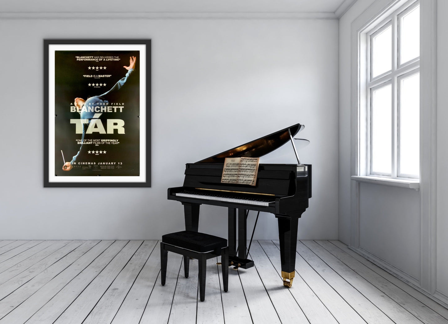 An original movie poster for the Cate Blanchett film Tár / Tar