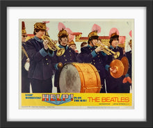 Load image into Gallery viewer, An original framed lobby card for The Beatles film HELP!