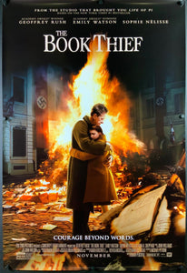 An original movie poster for the film The Book Thief