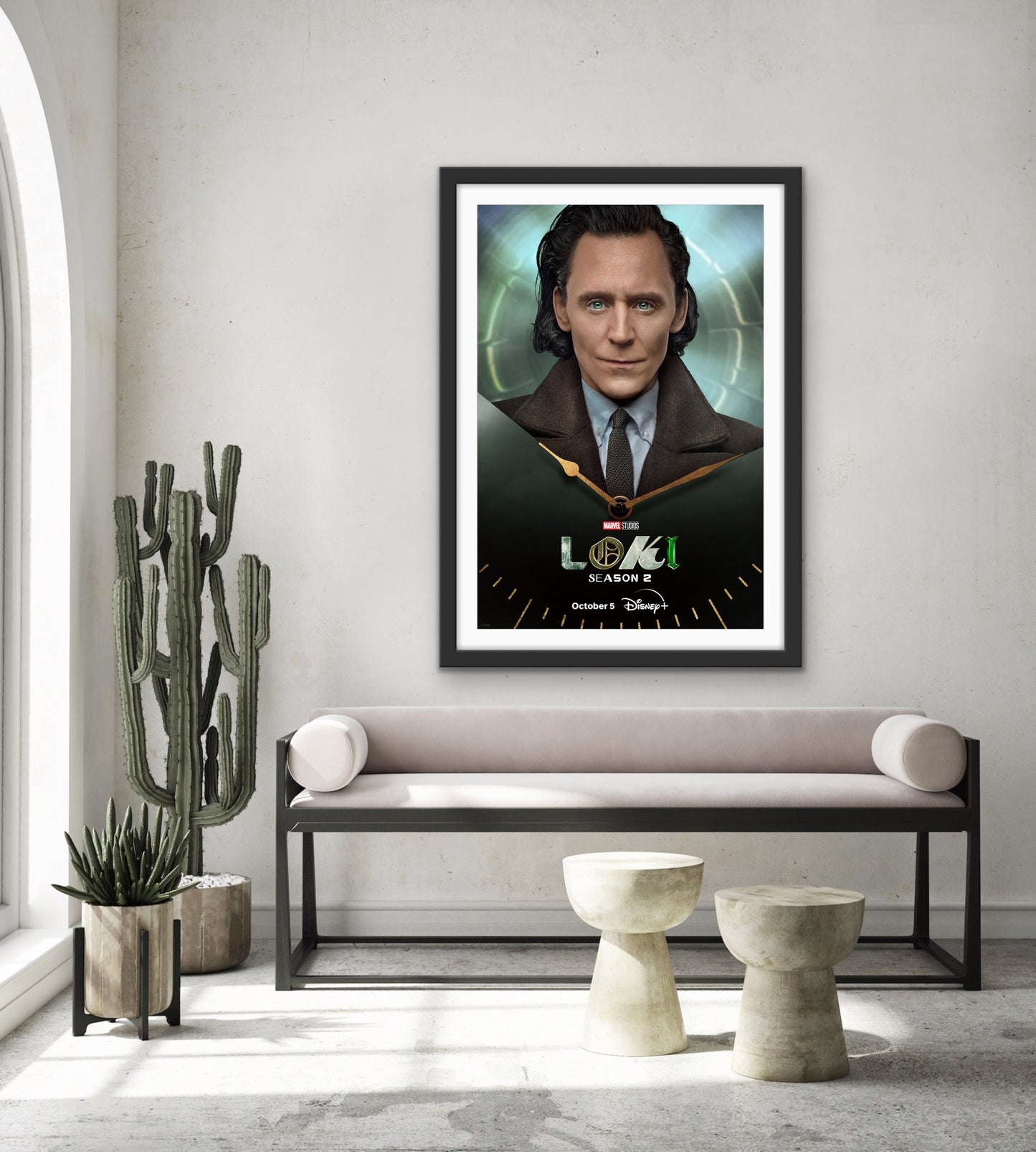 An original movie poster for the Disney+ Marvel TV series Loki, Season 2