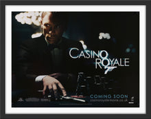 Load image into Gallery viewer, An original UK quad movie poster for the James Bond film Casino Royale