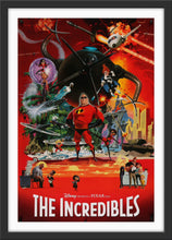 Load image into Gallery viewer, An original teaser movie poster for The Incredibles with artwork by Robert McGinnis
