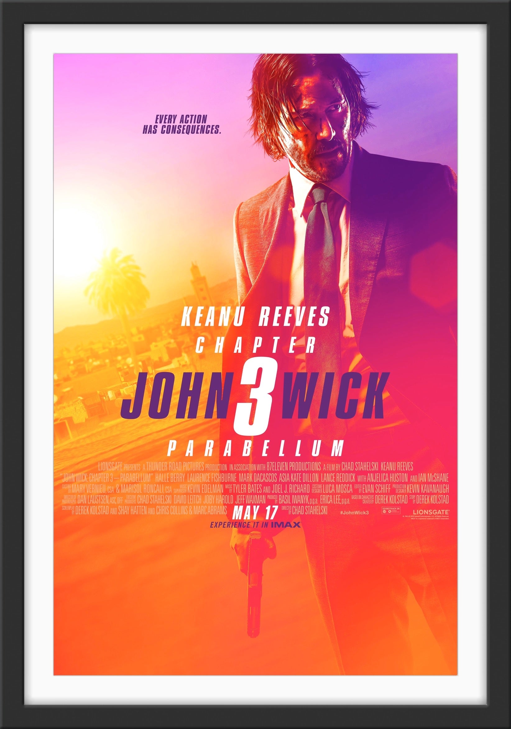 John Wick 3 - 2019 - Original Movie Poster - Art of the Movies