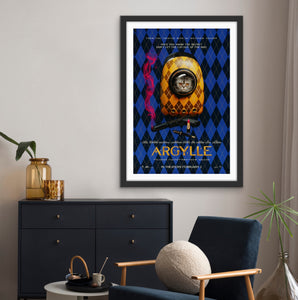 An original movie poster for the film Argylle