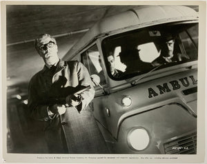 An original 8x10 movie still from the Michael Caine film The Ipcress Files