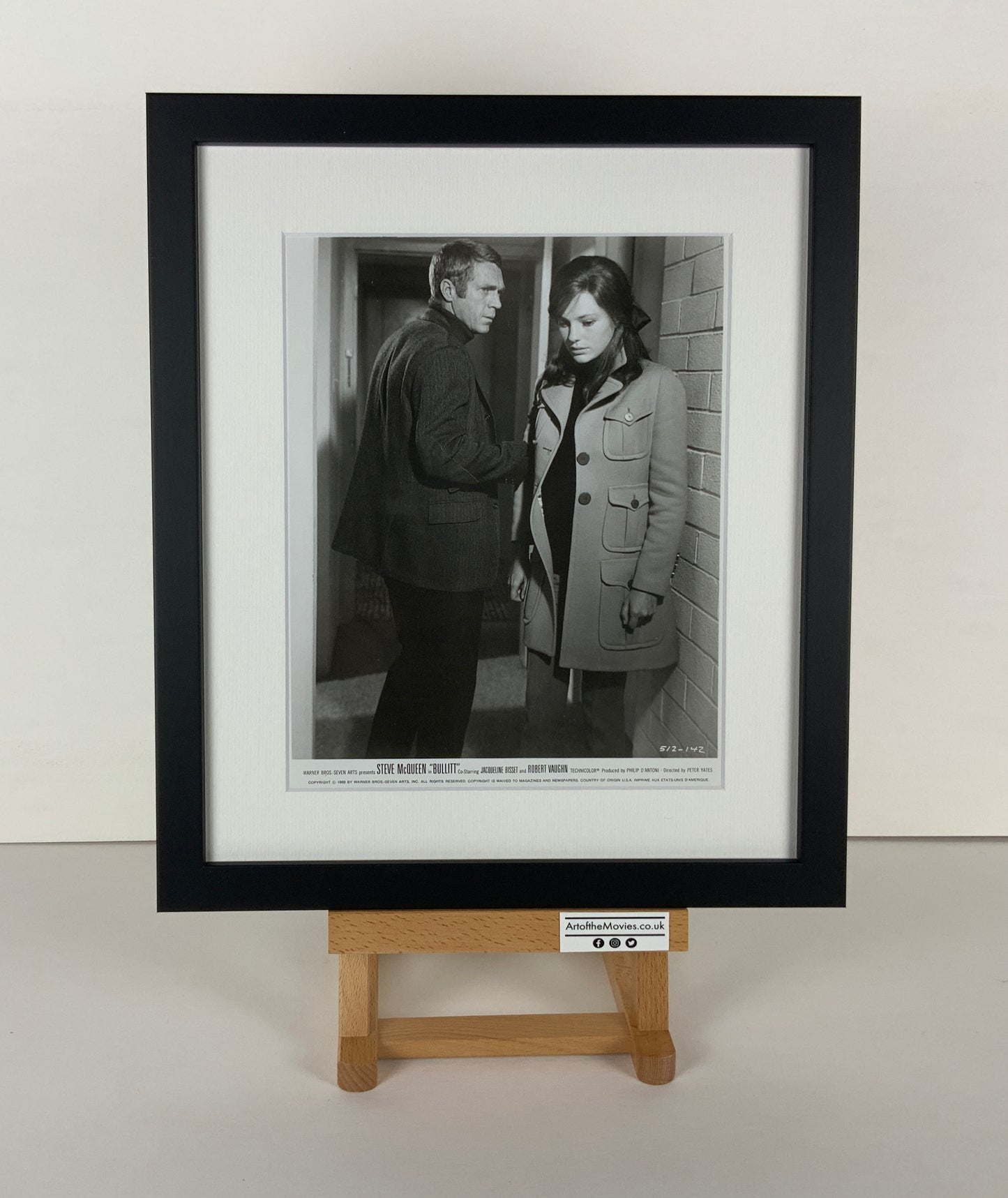 An original 8x10 movie still for the Steve McQueen film Bullitt