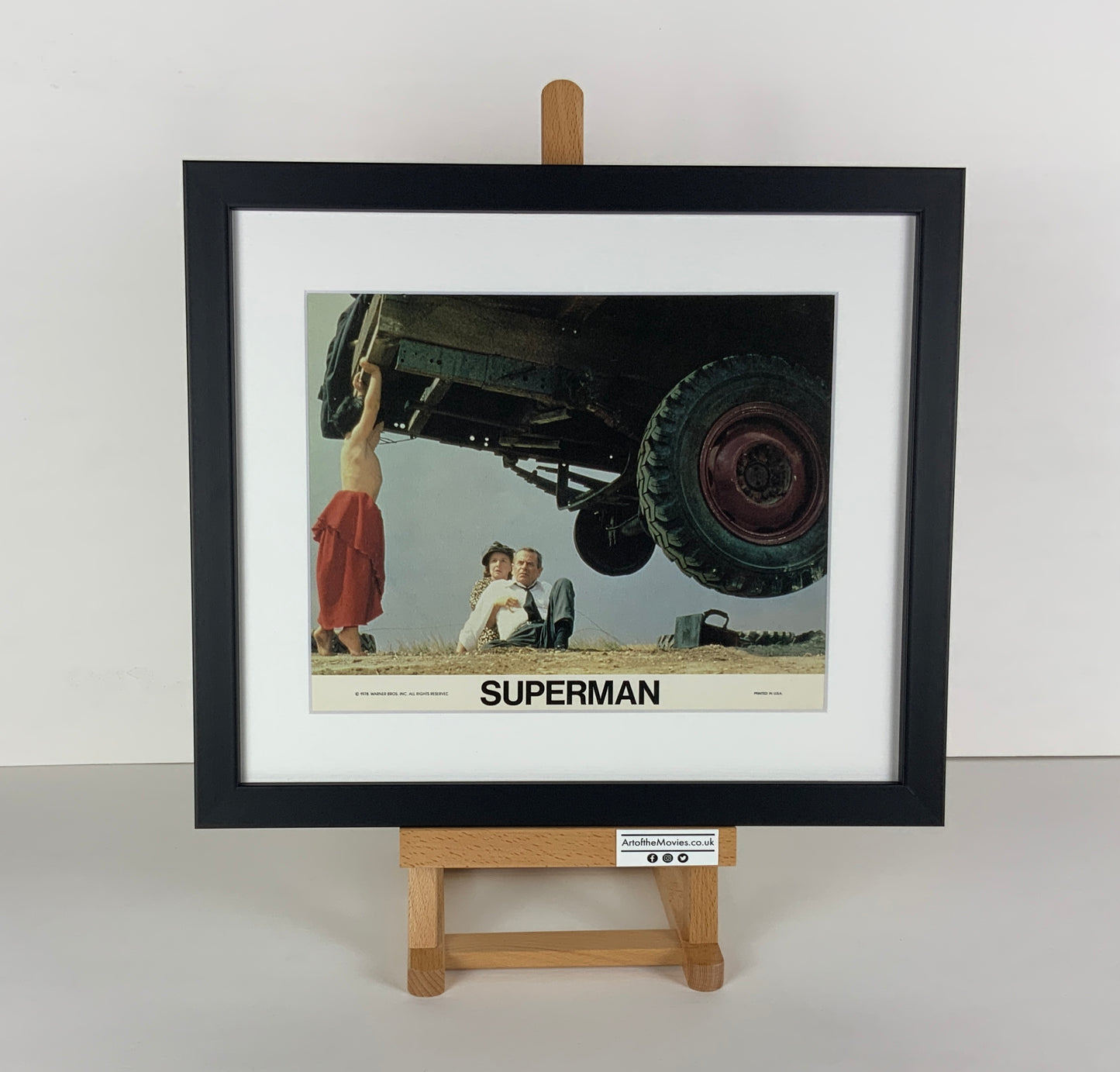 An original 8x10 lobby card for the 1978 film Superman