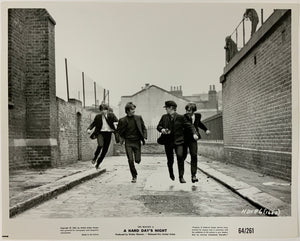 An original 8x10 movie still for The Beatles' film A Hard Day's Night