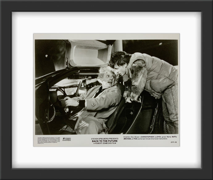An original 8x10 movie still for the film Back To The Future