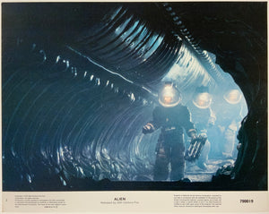 An original lobby card for the film Alien