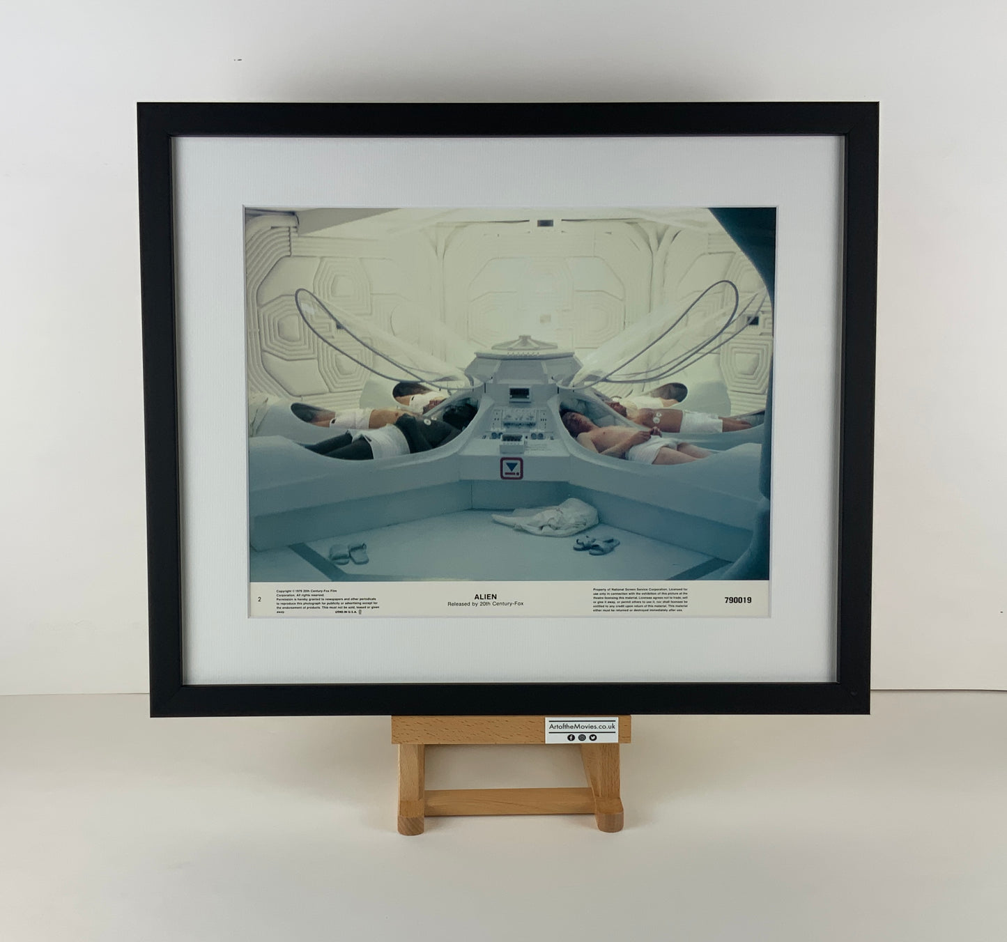 An original lobby card for the film Alien