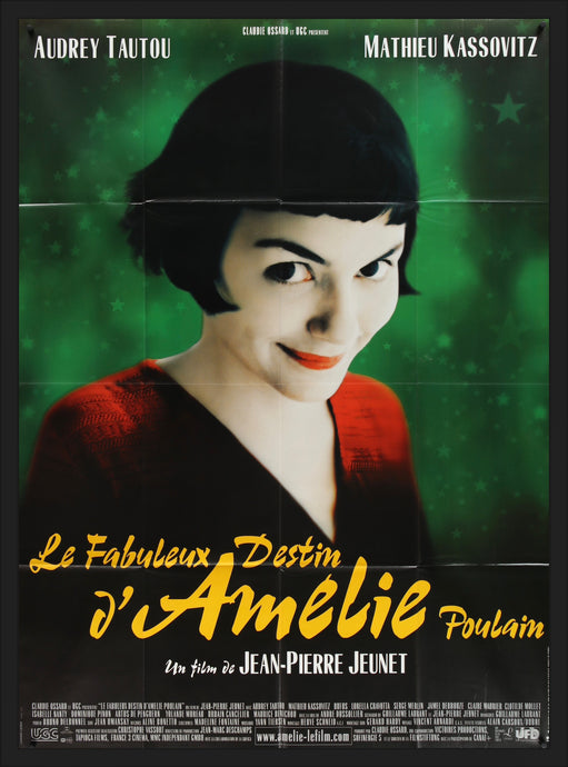 An original French movie poster for the film Amelie