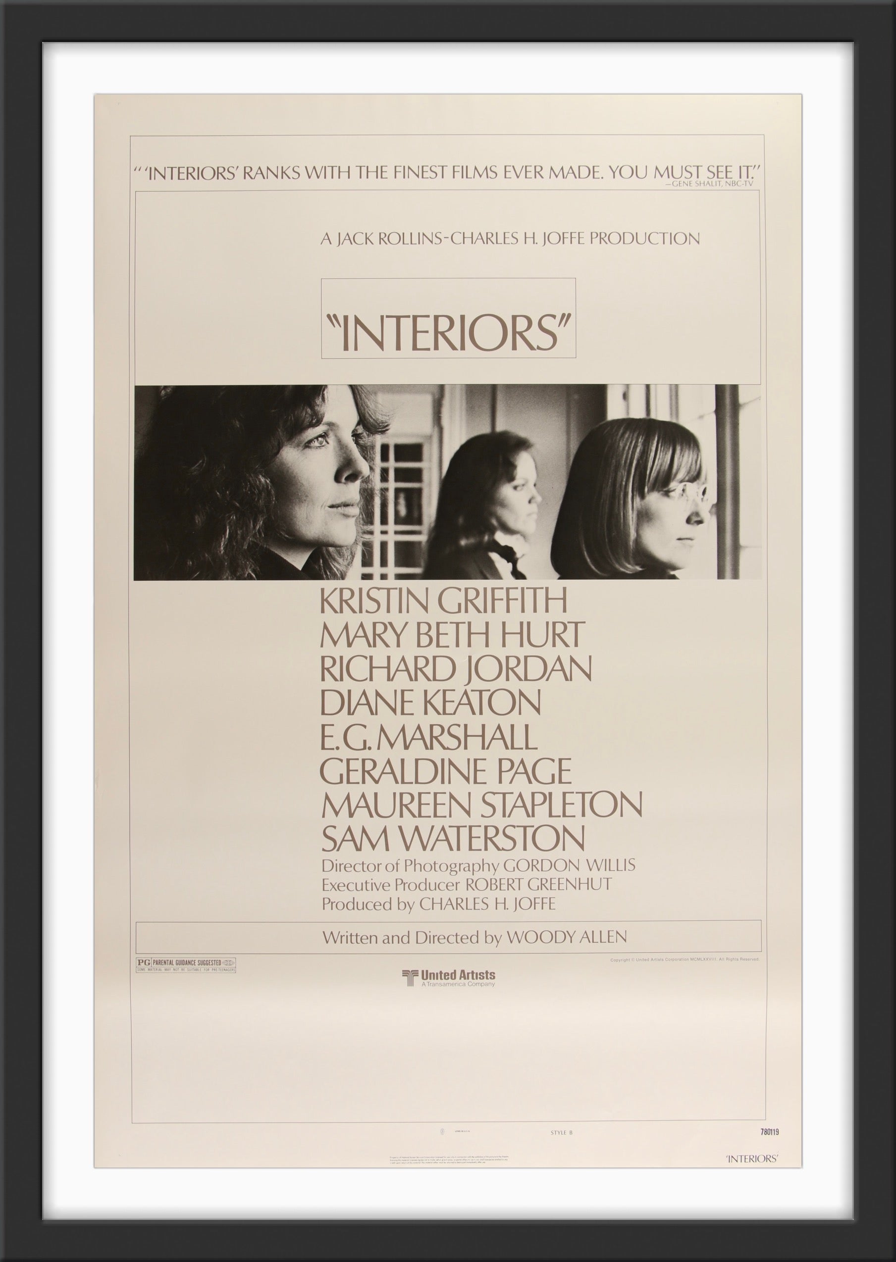 Interiors - 1978 - Original Movie Poster - Art of the Movies