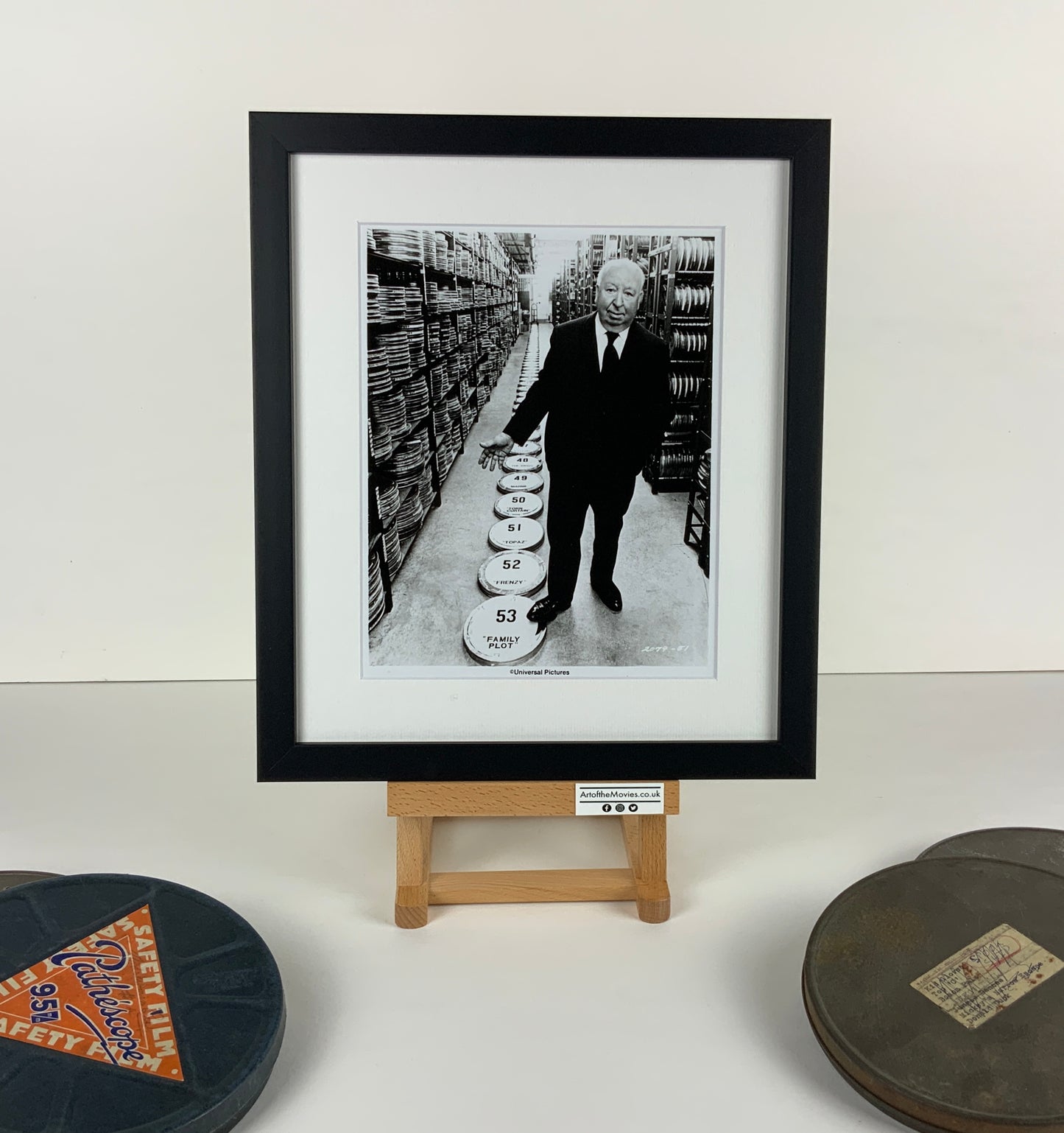 An original promotional still for the Alfred Hitchcock film Family Plot