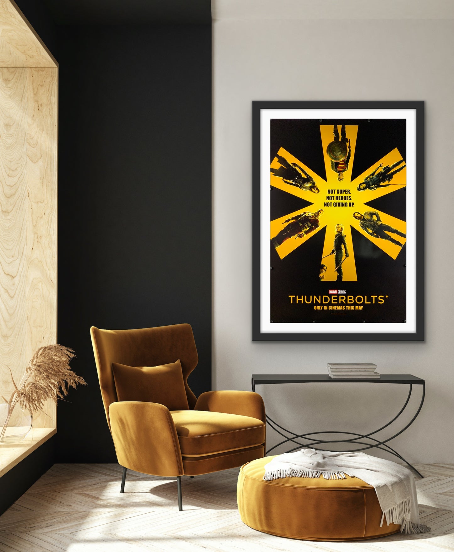 An original movie poster for the Disney film Thunderbolts*