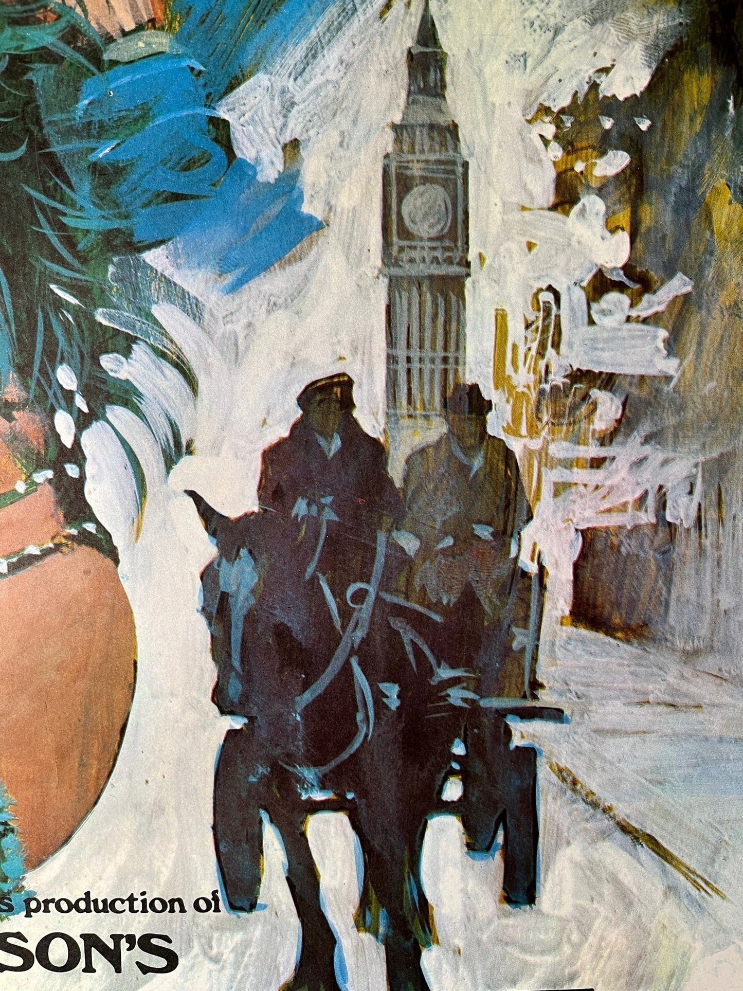 An original movie poster for the film Steptoe and Son