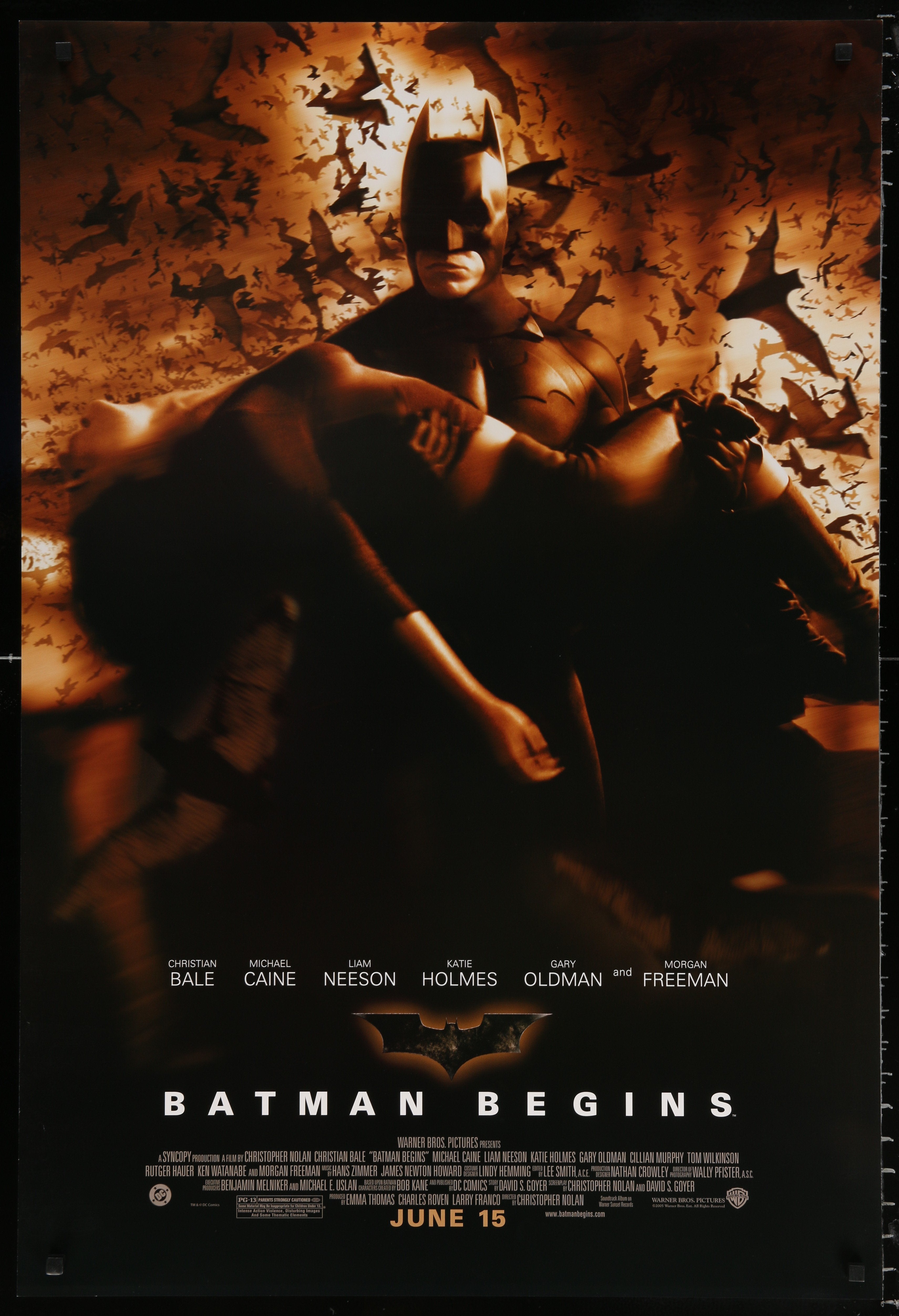 Batman Begins 2005 Original Movie Poster Art of the Movies