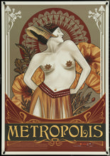 Load image into Gallery viewer, An original Swedish movie poster for the film Metropolis