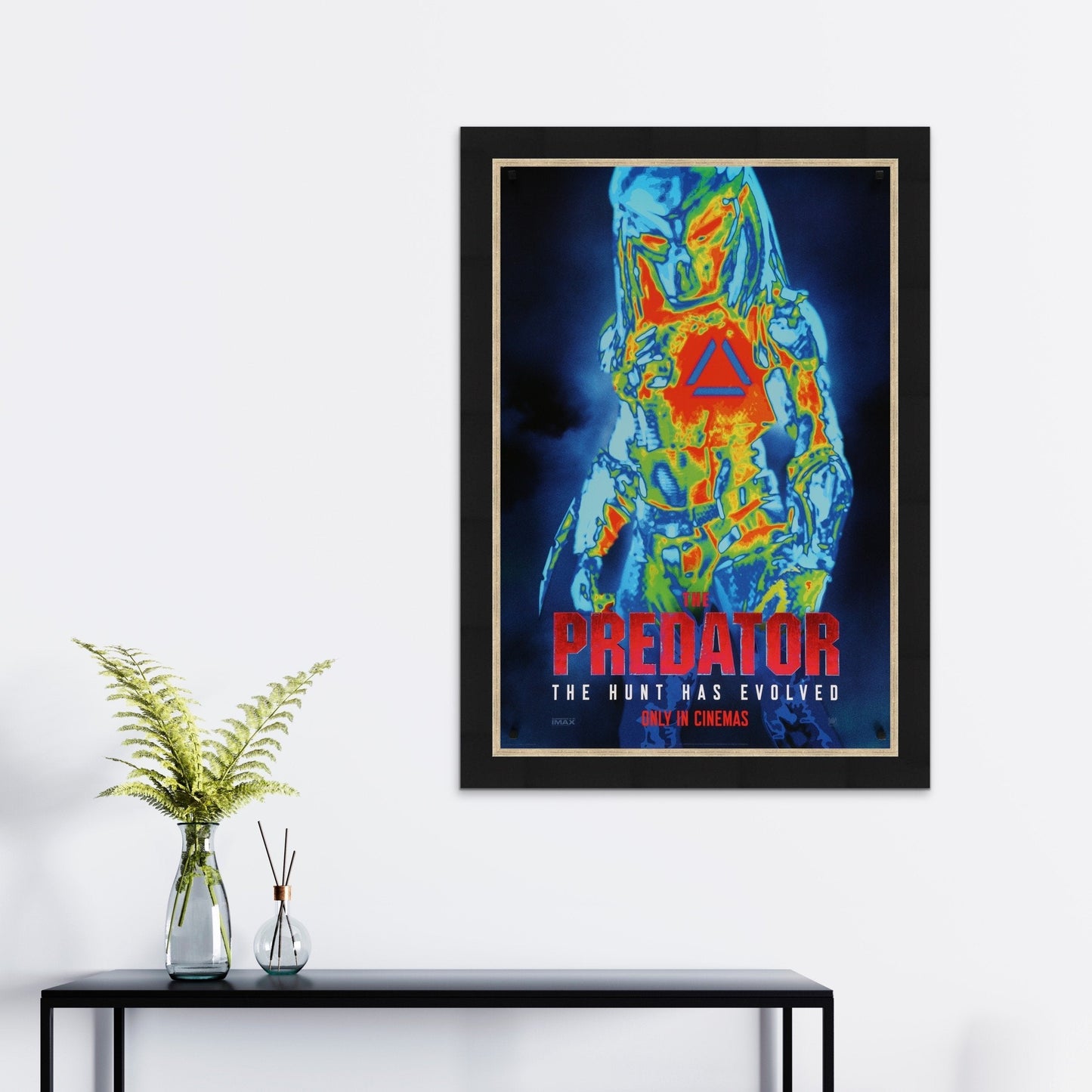 An original movie poster for the 2018 film Predator