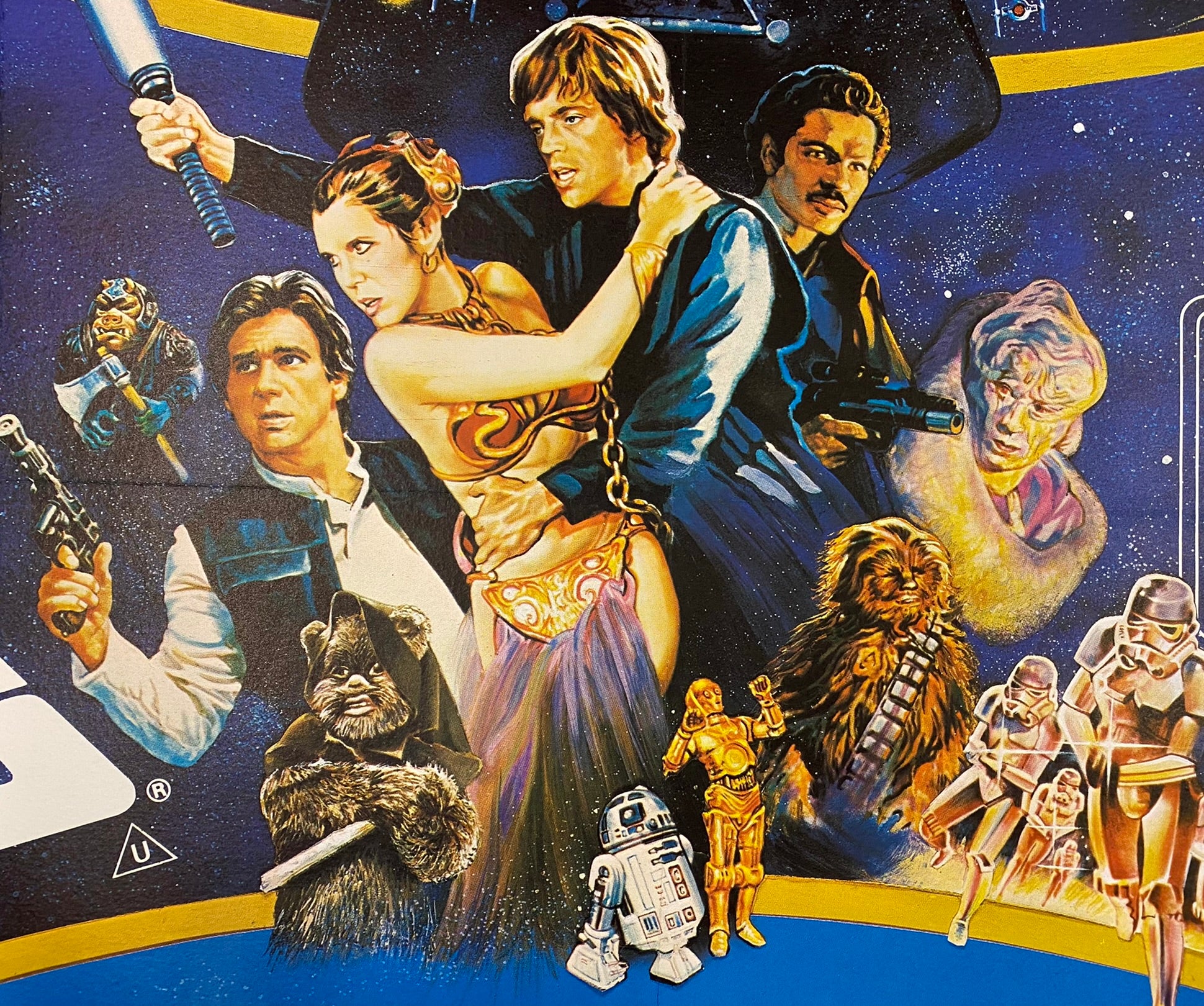 Star Wars Trilogy Movie Poster 1983 British Quad (30x40)