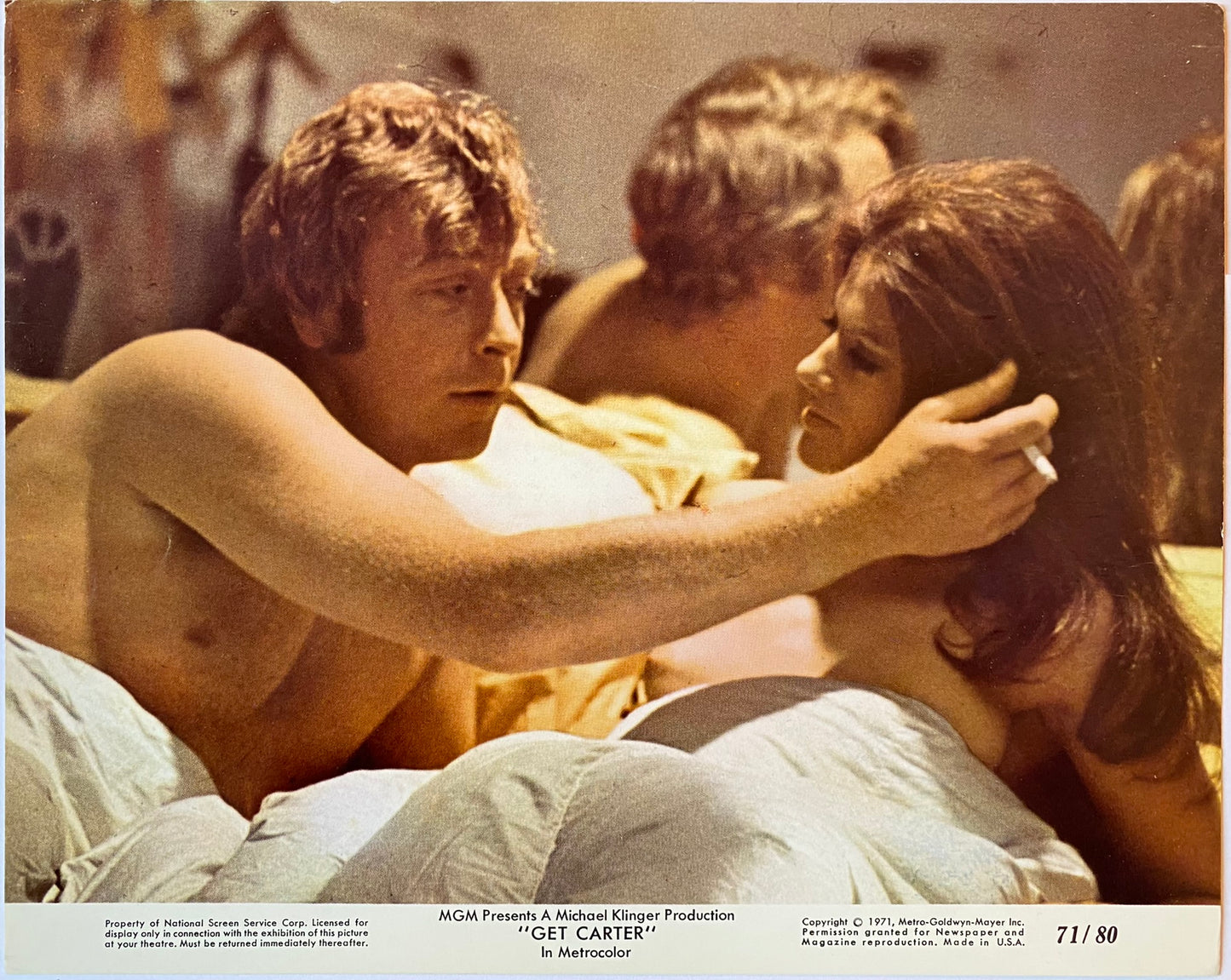 An original 8x10 lobby card for the Michael Caine film Get Carter