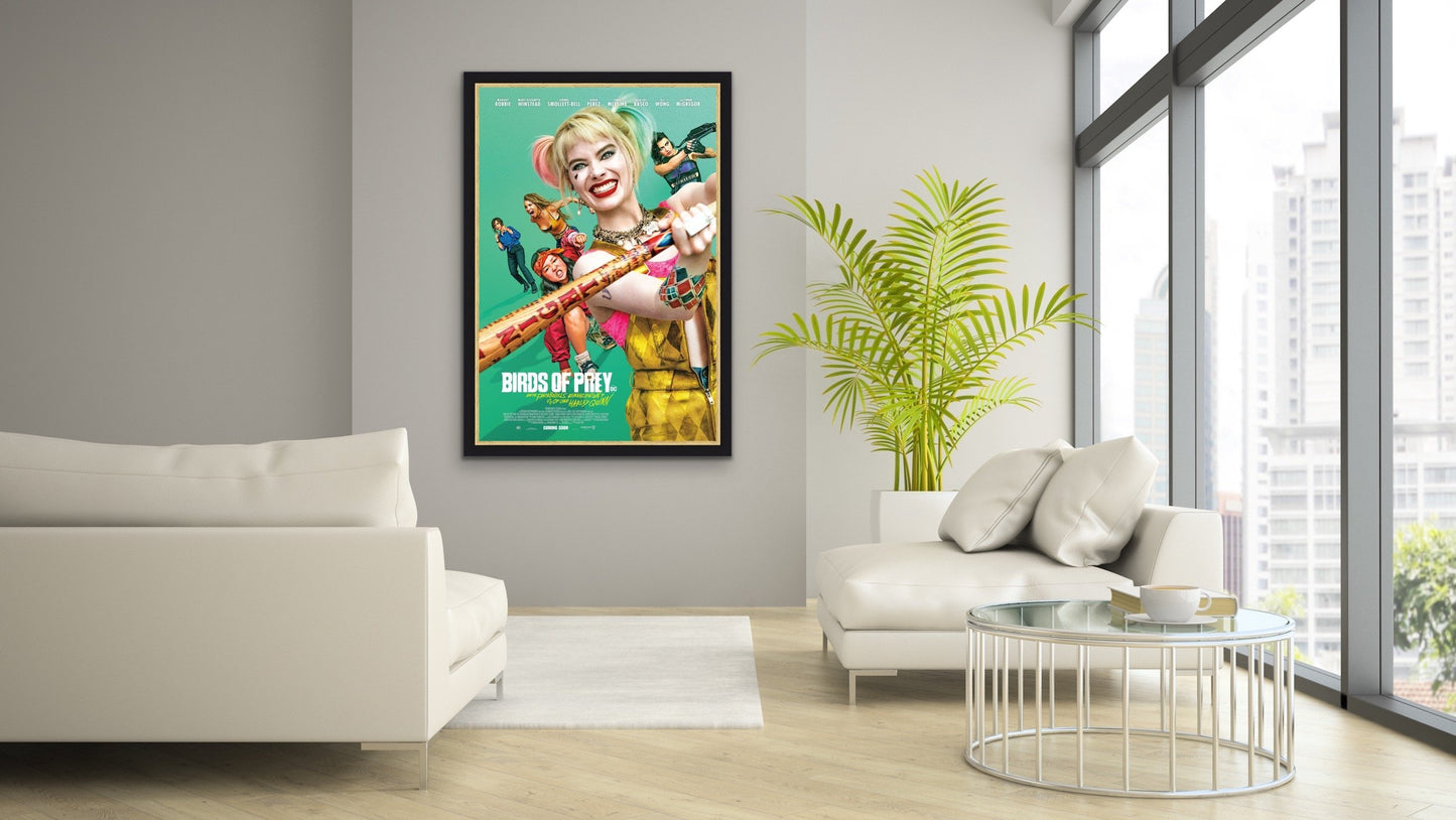 An original movie poster for the DC film Birds of Prey (and the Fantabulous Emancipation of One Harley Quinn)