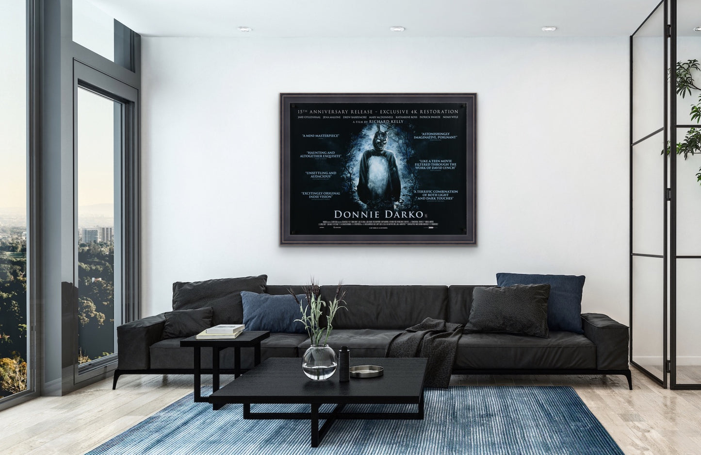 An original movie poster for the film Donnie Darko