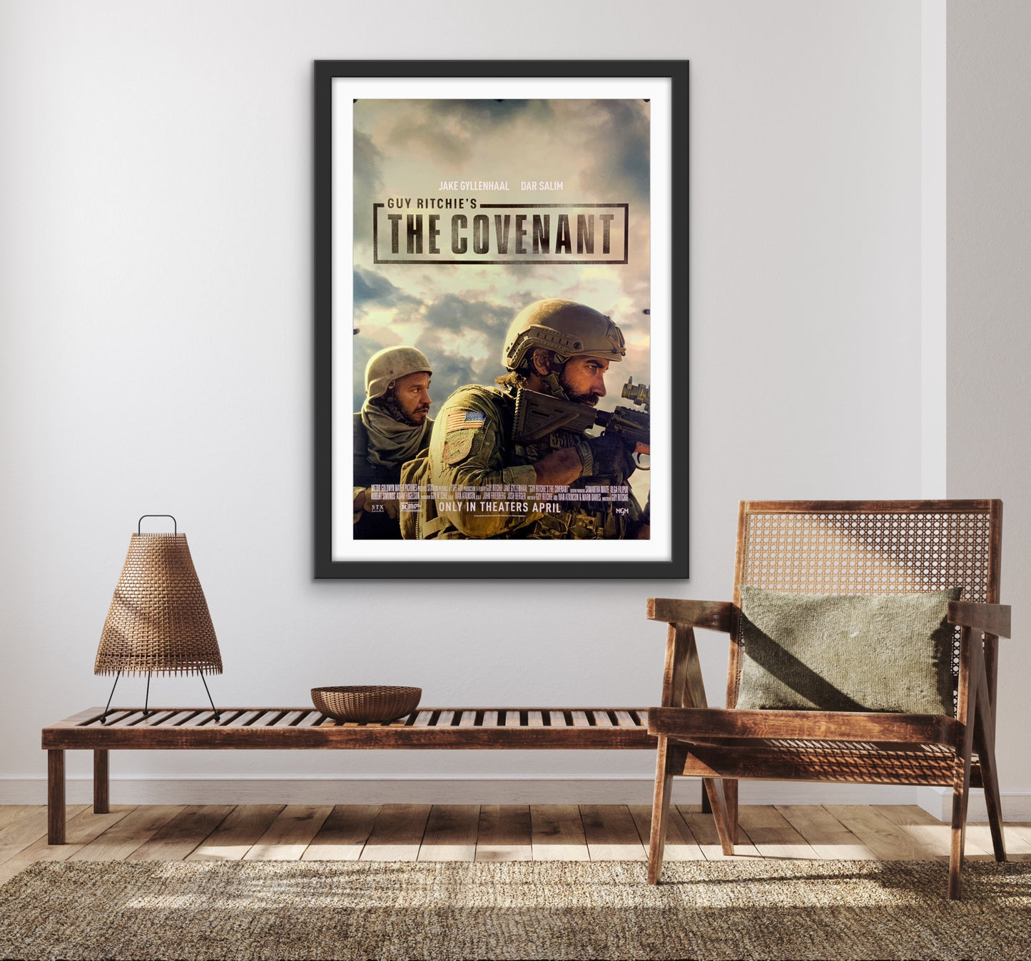 An original movie poster for the Guy Ritchie film The Covenant