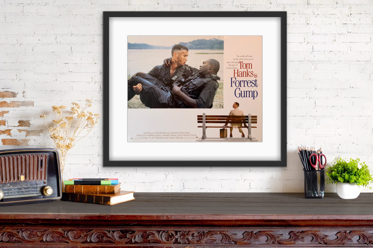 An original 11x14 lobby card for the film Forrest Gump