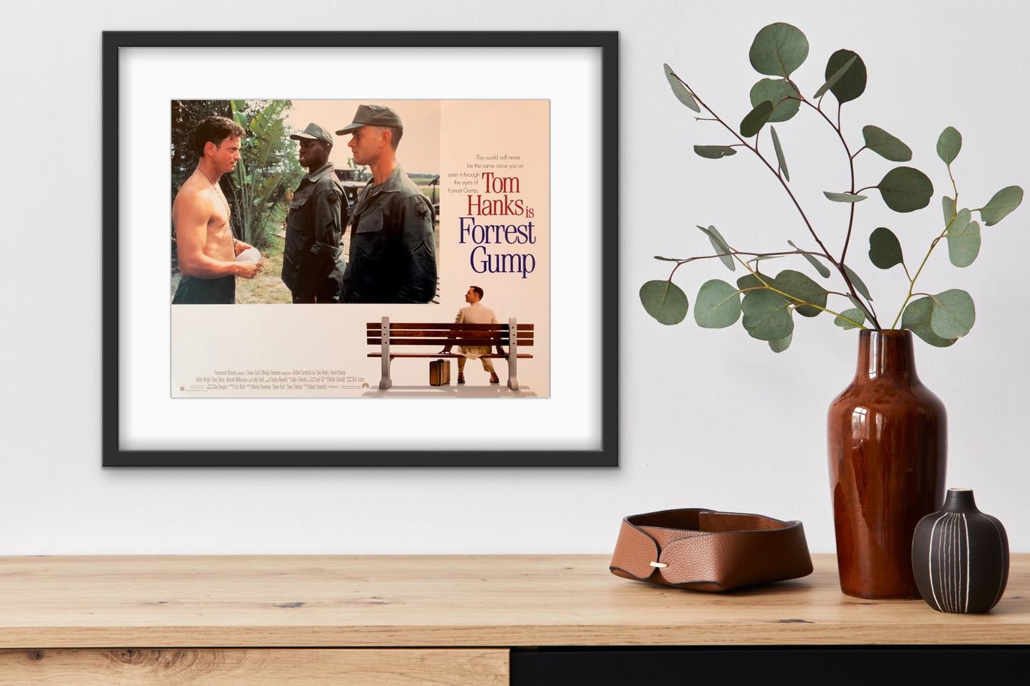 An original 11x14 lobby card for the film Forrest Gump