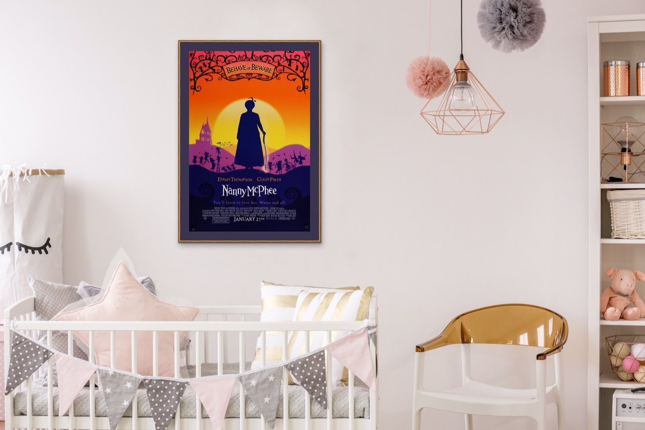 An original movie poster for Nanny McPhee