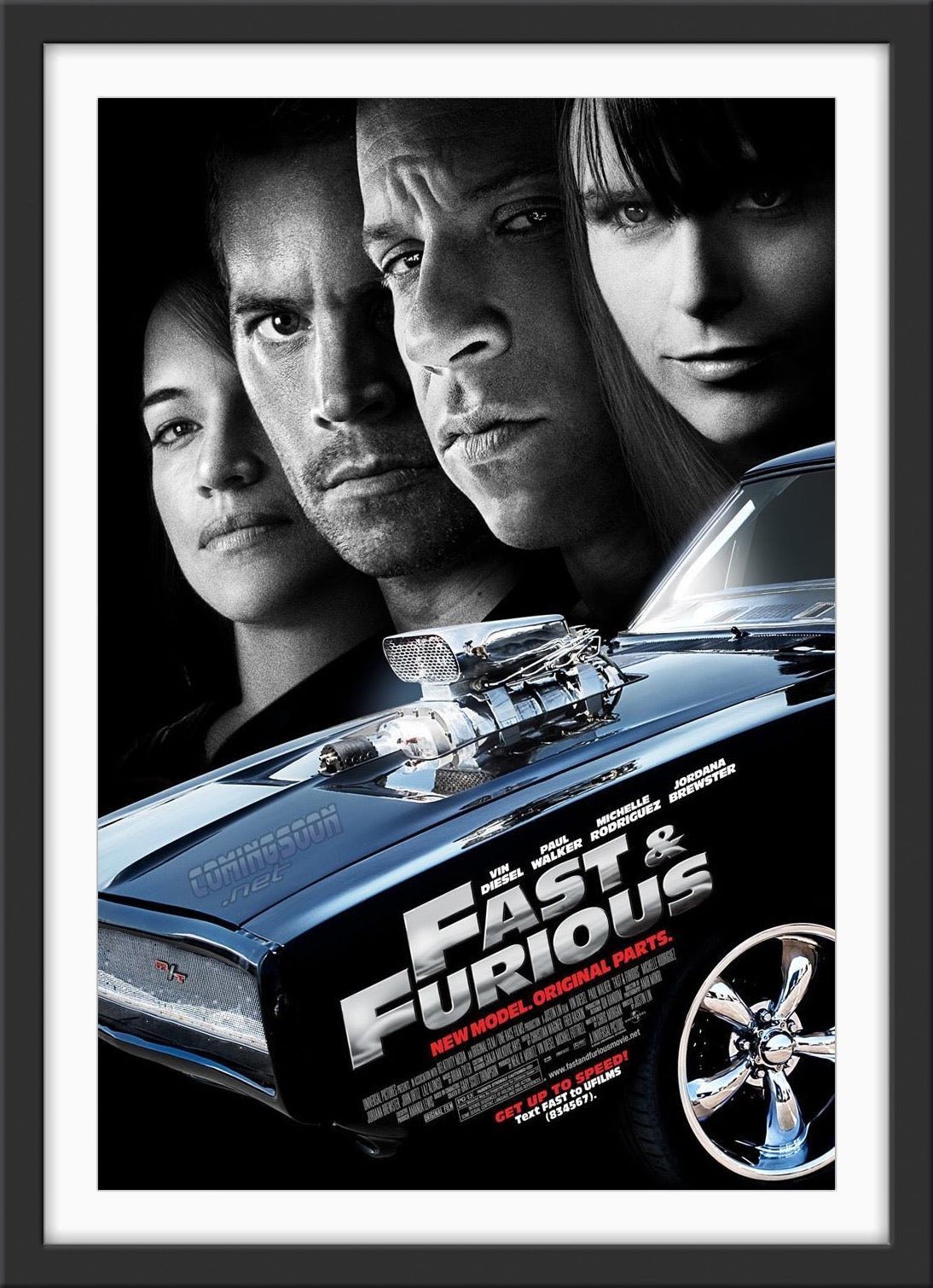The Fast And The Furious 4 Movie Poster The Fast And The Furious 4 Movie Poster