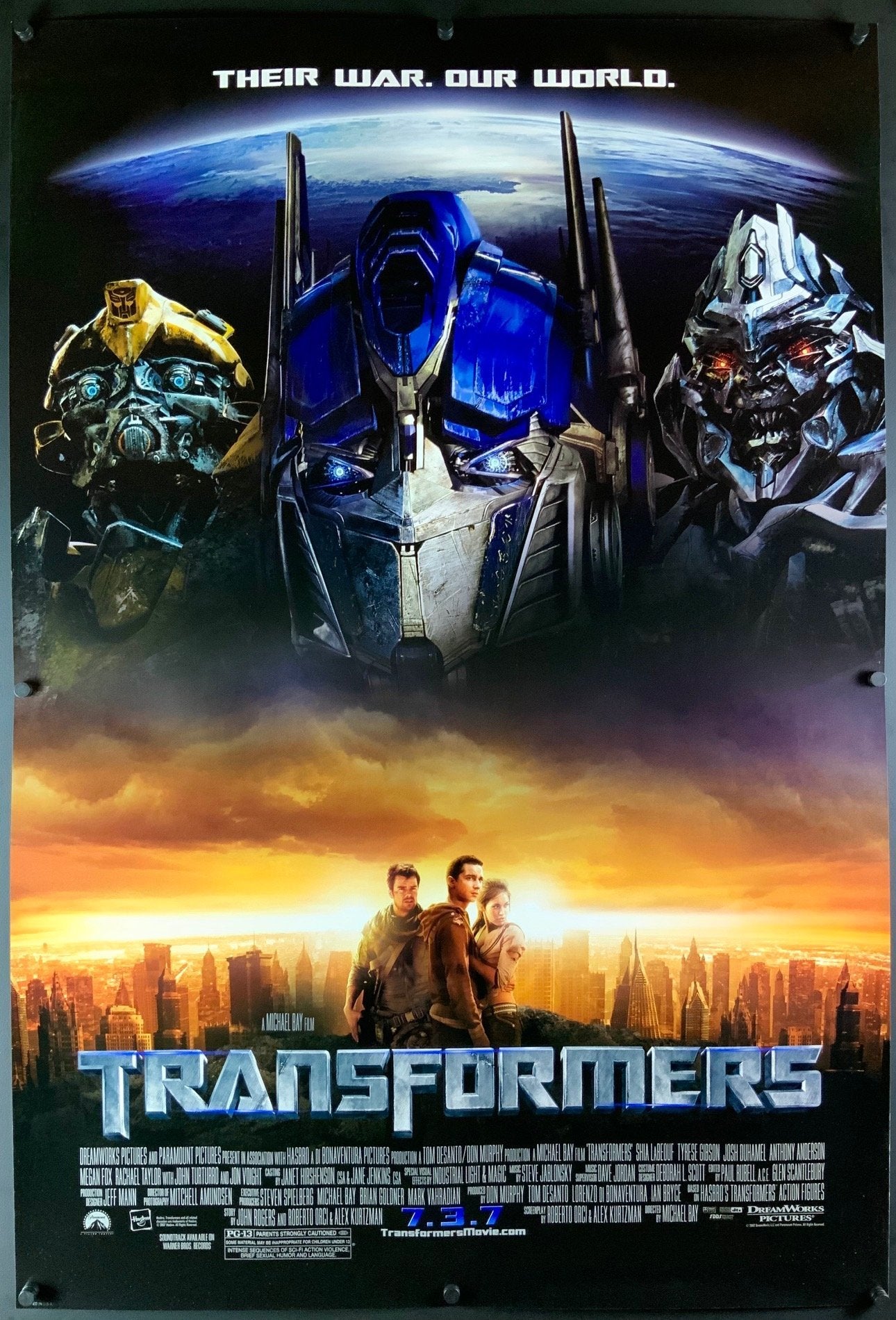 What Is The Name Of The First Transformers Movie Transformers The Movie Poster