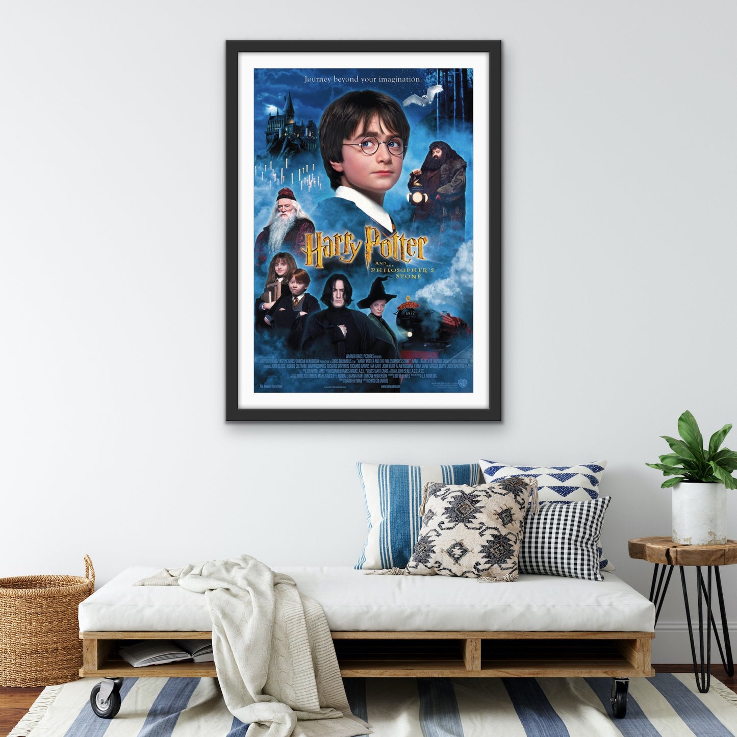 An original movie poster for the film Harry Potter and the Philosopher's / Sorcerer's Stone