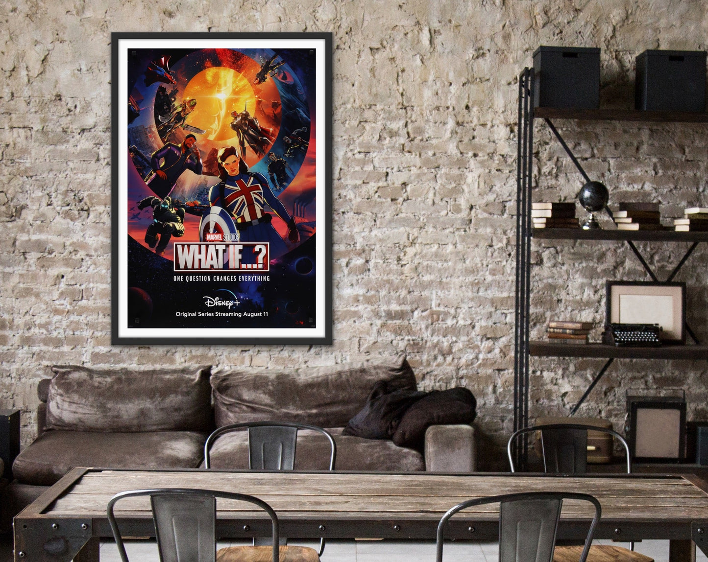 An original one sheet poster for the Marvel TV series What If...?