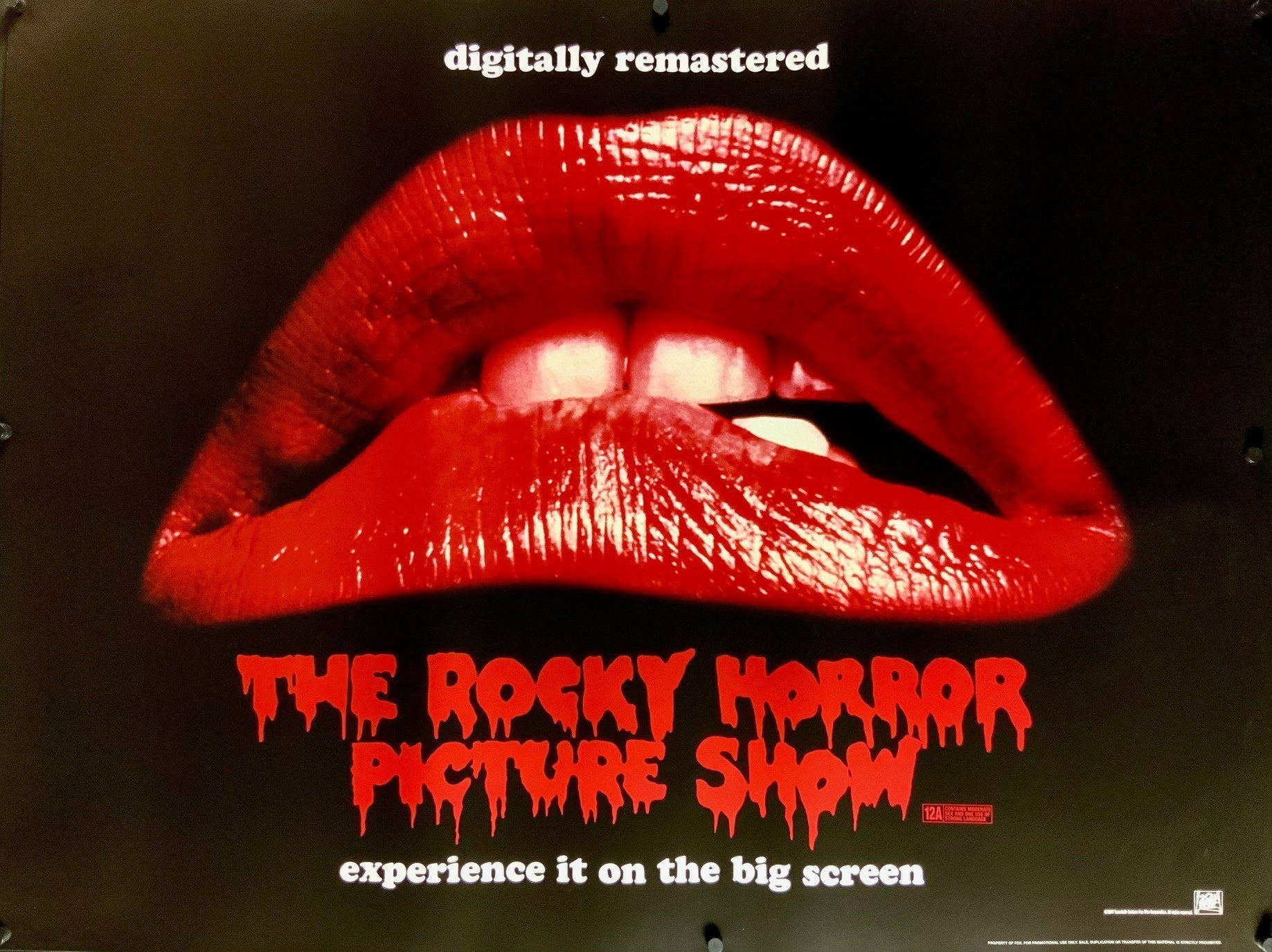 Affiche Originale Du Film Rocky Horror Picture Show Great News!
