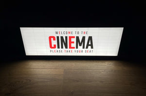 The Art of the Movies Back-Lit Sign