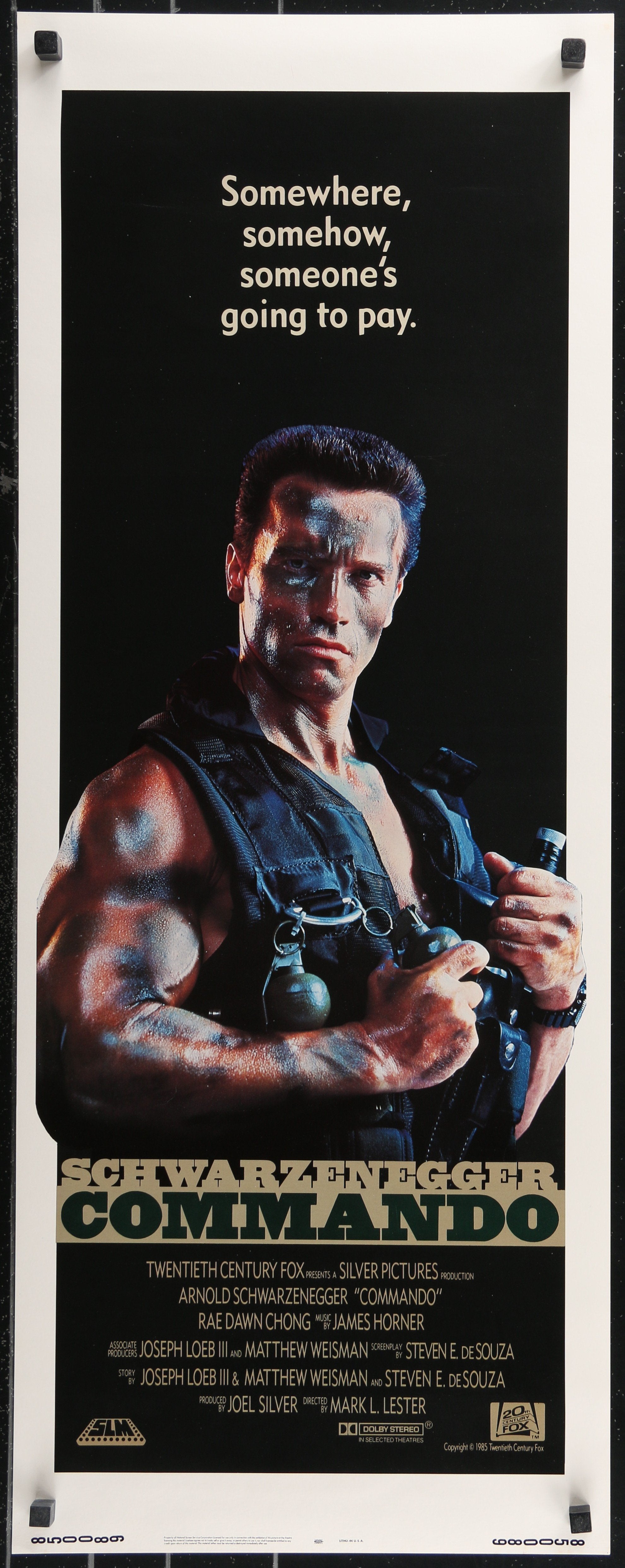 Commando 1985 Poster Commando 1985 Poster