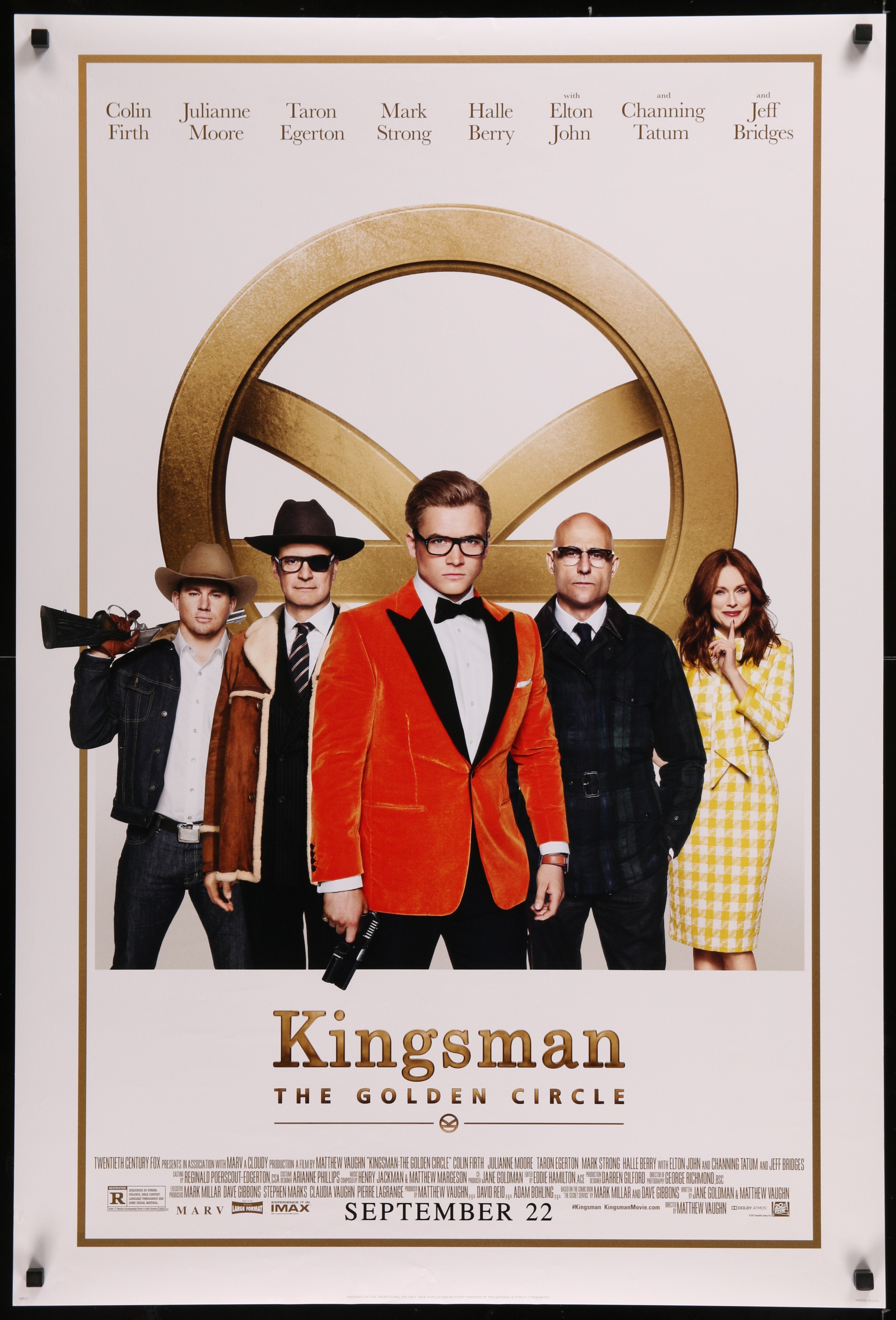 Kingsman The Golden Circle 2017 Original Movie Poster – Art