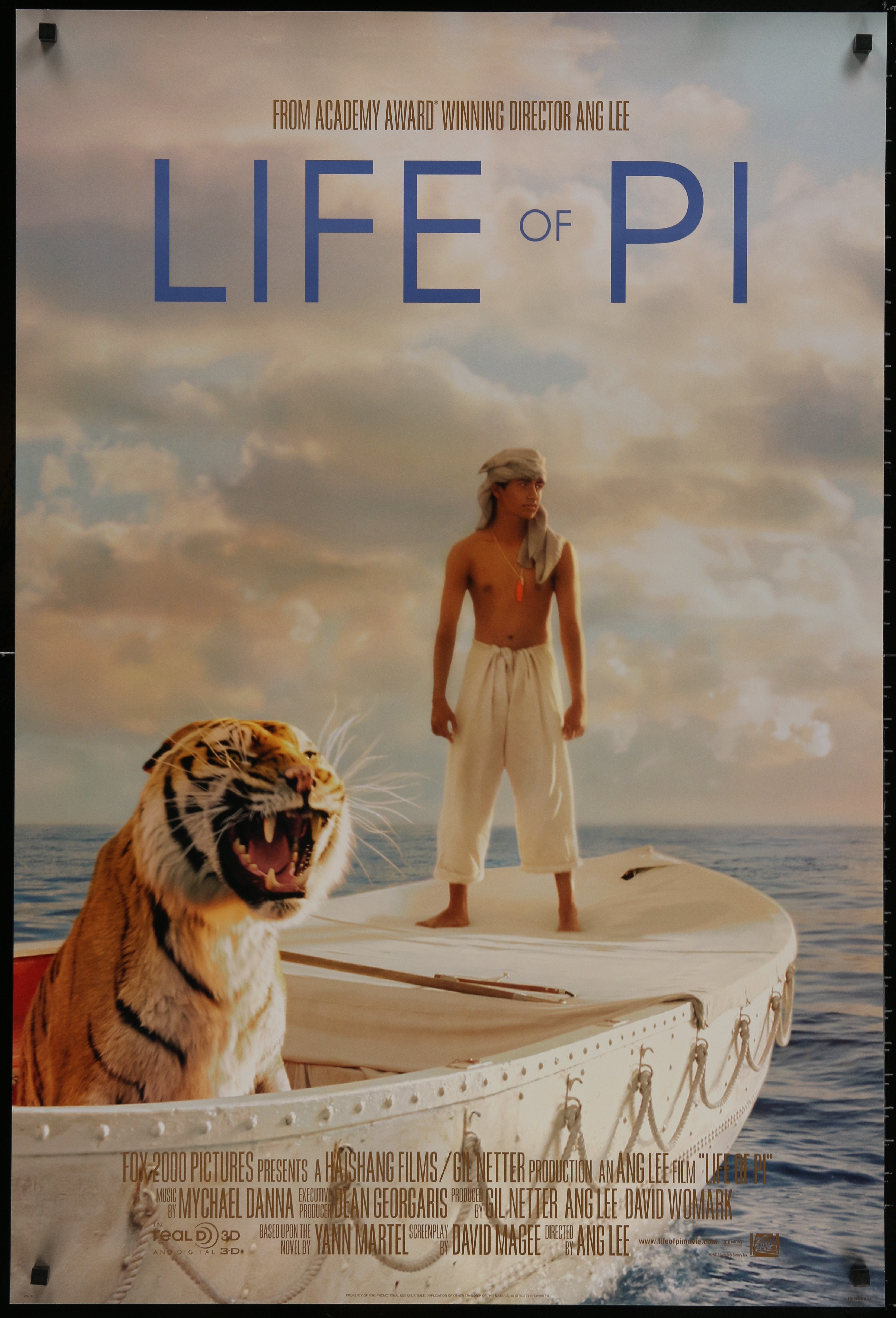 the　Life　Pi　Poster　Original　of　of　2012　Art　Movie　Movies