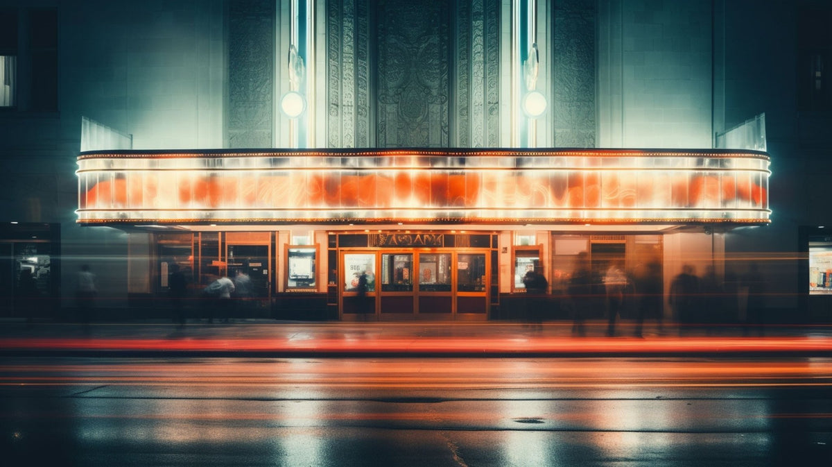 A movie theater / cinema