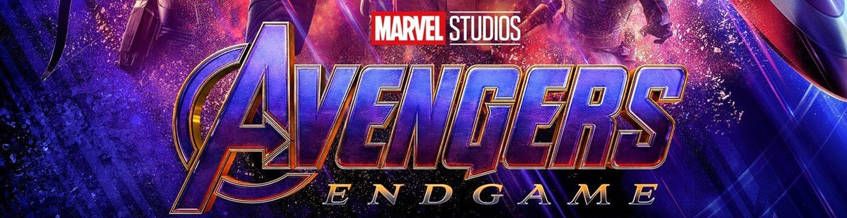 A close up of the Avengers Endgame logo